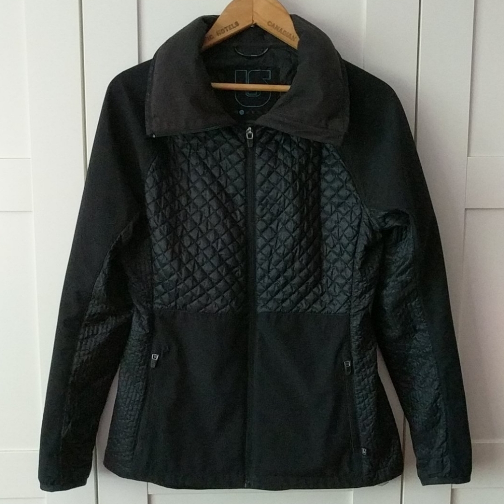 ❄️3/$30 BURTON Process Black Jacket with Hidden Hood